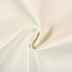 Ткань Дерматин (Кожзам) для мебели (Ширина 138см), цвет Белый (на отрез) в Альметьевске