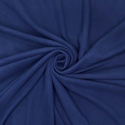 Флис Односторонний 130 гр/м2, цвет Темно-синий (на отрез)  в Альметьевске