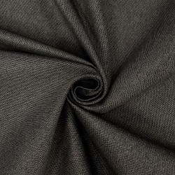 Ткань Рогожка (мебельная) (Ширина 140см), цвет Тёмно-Серый (на отрез) в Альметьевске