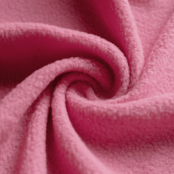 Флис Односторонний 130 гр/м2, цвет Розовый (на отрез)  в Альметьевске