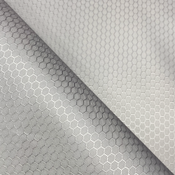 Ткань Оксфорд 300D PU Рип-Стоп СОТЫ, цвет Светло-Серый (на отрез)  в Альметьевске