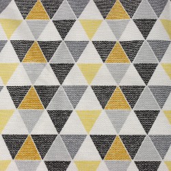 Интерьерная ткань Дак (DUCK), принт &quot;Малые Треугольники&quot; (на отрез)  в Альметьевске