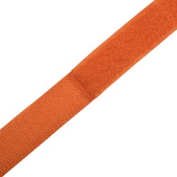 Контактная лента 25мм  Оранжевый (велькро-липучка, на отрез)  в Альметьевске