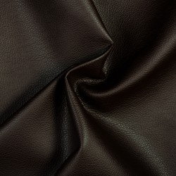 Эко кожа (Искусственная кожа) (Ширина 138см), цвет Темно-Коричневый (на отрез) в Альметьевске