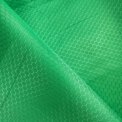 Ткань Оксфорд 300D PU Рип-Стоп СОТЫ, цвет Зелёный (на отрез)  в Альметьевске