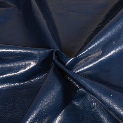 Тентовое полотно Тарпаулин 180 г/м2 (Ширина 2м), цвет Темно-Синий (на отрез) в Альметьевске