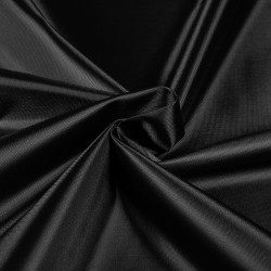 *Ткань Оксфорд 210D PU, цвет Черный (на отрез)  в Альметьевске