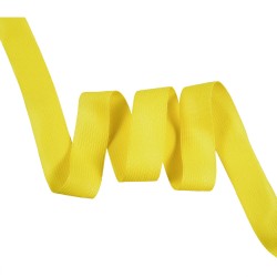 Окантовочная лента-бейка, цвет Жёлтый 22мм (на отрез)  в Альметьевске
